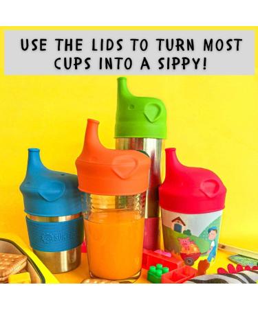 SunZio Stainless Steel Sippy Cups for Toddlers and Kids - 10 oz, 4 Pack - Buy Online on GoSupps.com