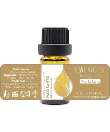 Essences Bulgaria Palo Santo Essential Oil 5ml - 100% Pure & Natural for Aromatherapy - Cruelty Free and Vegan - Buy Online on GoSupps.com