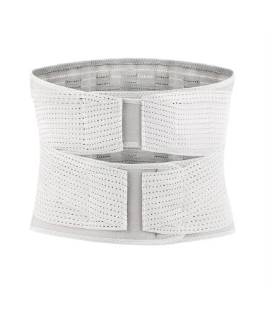 Adjustable back lumbar support belts breathable waist bandage lumbar vertebral decompression belts men and women to relieve pain in the lower back scoliosis intervertebral disc gray XL XL XL