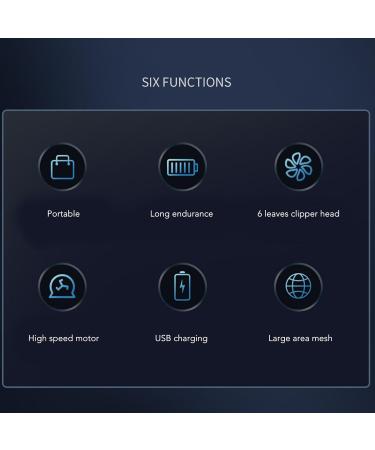 Alomejor Portable Mini Electric Beard Clipper - USB Rechargeable Grooming Kit for Home & Travel - Buy Online on GoSupps.com