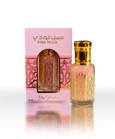 PINK MUSK (Pink Tahara) 12mL - Alcohol Free Arabian Body Oil Perfume with Glass Dapper (PINK MUSK)