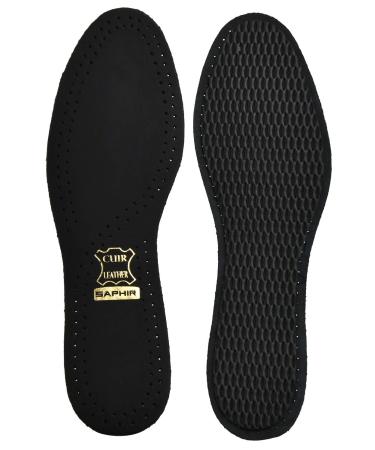 SAPHIR Black Leather on Charcoal Insoles (11 (45 EUR))