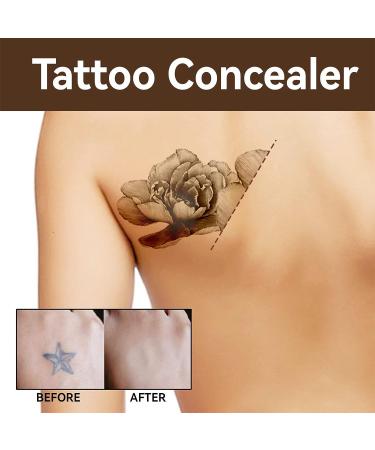 0.7oz Waterproof Tattoo Cover Cream for Scar & Birthmark - Dark Color - Buy Online on GoSupps.com