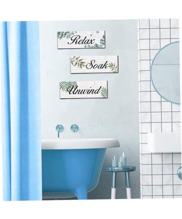 WHAMVOX 1 Set home listing vintage decor wall decor for bedroom Toilet Pendant seaside Spa door panel - Buy Online on GoSupps.com