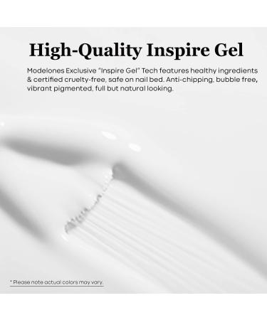 Modelones Gel Nail Polish 15ml Milky White Color Set | Soak-Off LED Long-Wear | Mirror Shine | Salon-Quality Manicure | DIY at Home | 0.5oz A01 - Buy Online on GoSupps.com