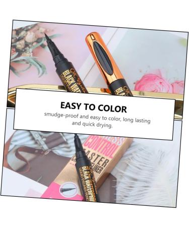 FOMIYES 2pcs Makeup Eyeliner Black Eyeliner Pen Cosmetic Pens Eye Grooming Pens Cosmetics No Smudge 1 count (Pack of 1) As Shown - Buy Online on GoSupps.com