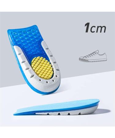 CSCDD Height Increase Insole - TPE Silicone Gel Lift Pads for Comfort | 1CM Height Booster Shoe Inserts - Buy Online on GoSupps.com