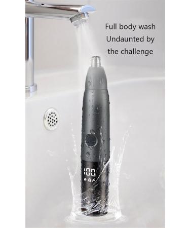 Rechargeable 3-in-1 Nose Hair Trimmer for Men - Painless Ear Beard & Pubic Hair Grooming - Buy Online on GoSupps.com