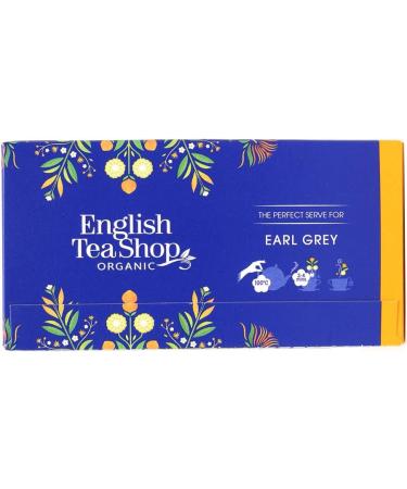  English Tea Shop English Tea Shop Earl Grey Pack of 3 Organic and Fair Trade Paper Tea Bags - Buy Online on GoSupps.com