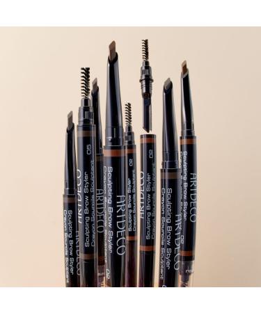 ARTDECO Sculpting Brow Styler Eyebrow stick for precise shaping contouring and filling 1 x 15 g 2 brunette - Buy Online on GoSupps.com