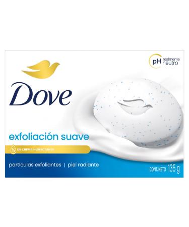 Dove Soap Exfoliacion Suave 4.75 Oz/ 135g (Gentle Exfoliating) 4.75 Fl Oz