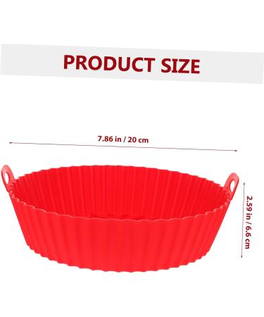 Alipis Air Fryer Pad Air Fryers Air Fryer Parchment Paper Household Air Fryer Mat Dad Washable Accessories Red 20X17.3CM - Buy Online on GoSupps.com