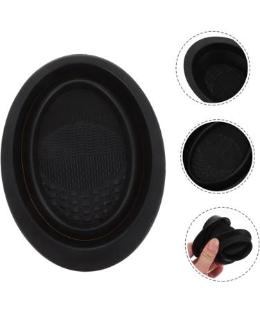 HAPINARY of makeup brush Makeup Brush Cleaning Pad cosmetic brush mat makeup brush cleaning bowl brush washing mat make up kit Brush Cleaning Tool not hurt Makeup Tools Silica gel - Buy Online on GoSupps.com