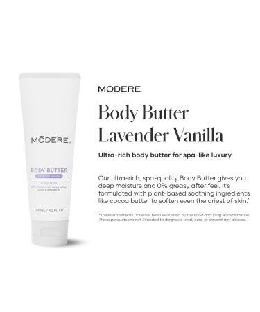 Modere - Body Butter Lavender Vanilla - Ultra-Rich Moisturizer with Cocoa Butter Jojoba & Avocado Oils for Hydration & Soft Skin - 125 mL - Buy Online on GoSupps.com