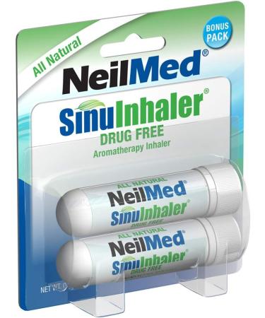NeilMed SinuInhaler Aromatherapy Inhaler - Natural Non-Medicated (Bonus Pack) - Buy Online on GoSupps.com