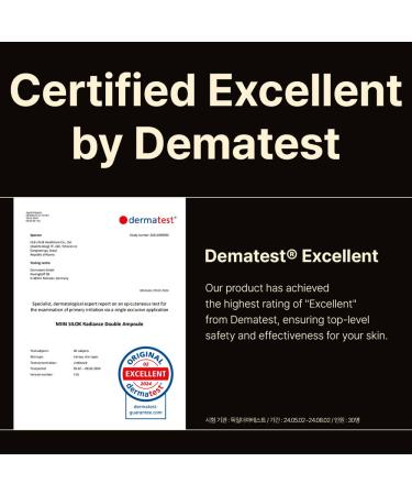 Elishacoy | MIIN SILOK Radiance Double Ampoule 50ml (1.69 fl oz) Dual Brightening Serum with Fermented Rice Lees & Vitamin Complex Clinically Tested Luxury Korean Skincare - Buy Online on GoSupps.com