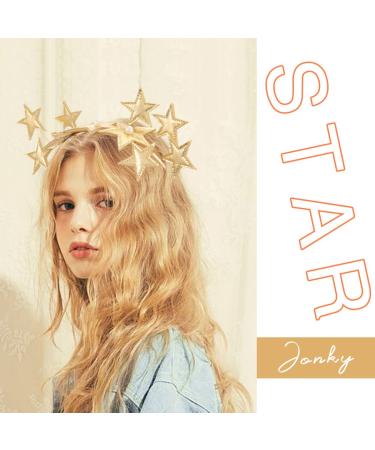 JONKY Gold Star Headband - Pentagram Hair Accessory for Girls & Women - Buy Online on GoSupps.com