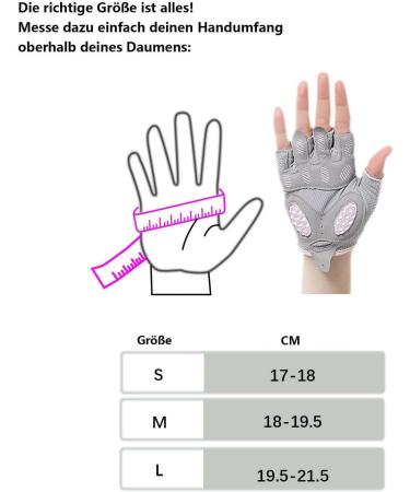 Dooclib Women s Fitness Gloves - Non-Slip Silicone Sports Gloves | Breathable Microfiber Gym Gloves (Rosa-M) - Buy Online on GoSupps.com