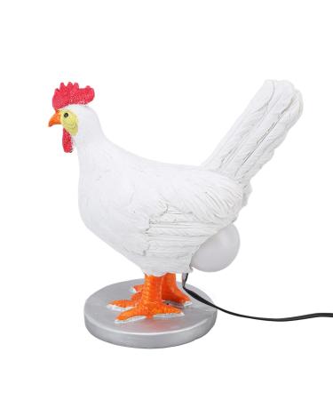 Chicken lamp with egg in the butt of the Harz-H hner lamp Harz-H hner lamp funny chicken the egg light lays lifelike Harz-Led-Henne-Ei-Lampe Nice children's night light for bedrooms