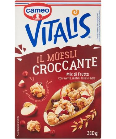  CAIYA 4X Cameo Vitalis Crunchy Muesli Fruit Mix with Raisins and Apples 310g 4 Reviews  - Buy Online on GoSupps.com