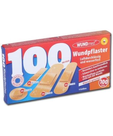 Wundmed travel plaster set 100 pieces waterproof wound plaster 0055