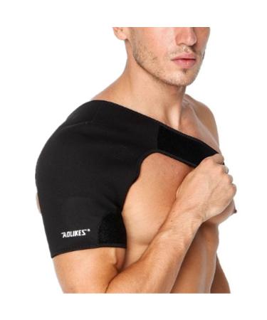 Shoulder Support - Neoprene Adjustable Shoulder Compression Brace Shoulder Strap Wrap Belt Band for Men Women Rotator Cuff Tear Injury Recovery Fits Left or Right Shoulder (Right Shoulder)