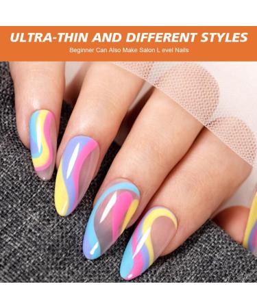  BUTBU BUTBU 600pcs American Almond Nail Tips 12 Sizes Long False Nails Gel Nail Cover for Nail Technicians Beginners - Buy Online on GoSupps.com