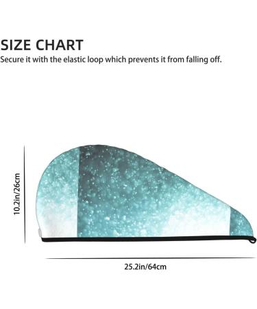 Abstract Bokeh Lights Microfiber Hair Towel - Soft Super Absorbent Coral Velvet Wrap for Long Curly & Thick Hair - Buy Online on GoSupps.com