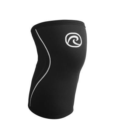 Reh band Kniebandage strength sport knee support for cross fit & heavy training knee sleep from 5 mm neoprene in many colors & sizes unisex XL black - 1 piece