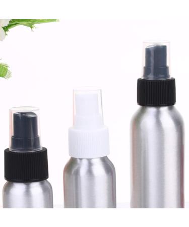 Milist Refillable Aluminum Spray Bottles - Set of 3 (30ml 50ml 100ml) - Travel-Friendly All-Purpose Cosmetic and Cleaning Containers - Black & White Options - Buy Online on GoSupps.com