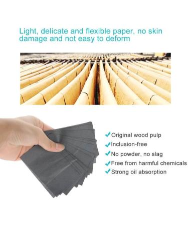Men's Oil Absorbing Tissues 80Pcs - Control Blotting Face Sheets for Clean Beauty - Buy Online on GoSupps.com