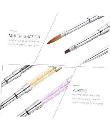FRCOLOR 9 Pieces Nail Art Pen Manicure Painting Accessories Nail Art DIY Tool Nail Accessories Nail Brush Manicure Tool DIY Nail Polish Pen Painted Drawing Pen Drill Pen Painting Pen Plastic - Buy Online on GoSupps.com