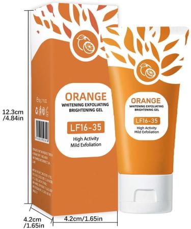 Gel exfoliant orange naturel Lf16-35 gel exfoliant orange gel exfoliant gel exfoliant claircissant orange pour un nettoyage en profondeur et hydratant (1 pi ce 50 g) 1 pi ce. 50 g (Lot de 1) - Buy Online on GoSupps.com