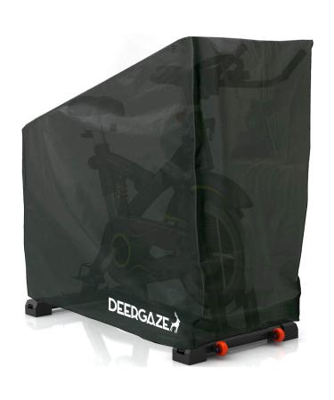 DEERGAZE Exercise Bike Cover for Indoor and Outdoor. Stationary or Peloton Spin Bicycle Waterproof Cover for Home