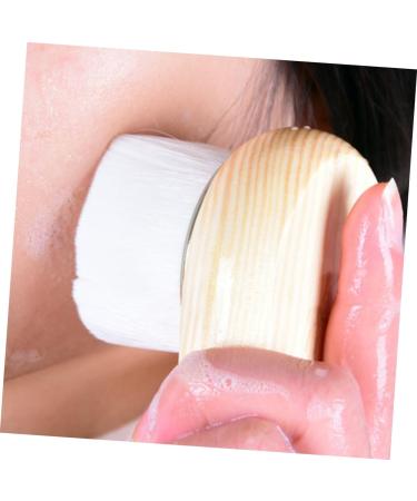 DOITOOL 1pc Pore Scrub Face Cleanser Facial Cleaning Brush Face Cleaning Brush Face Cleaning Beauty Brush Soft Bristle Brush Exfoliating Facial Brush Face Brush Frosted Wooden - Buy Online on GoSupps.com