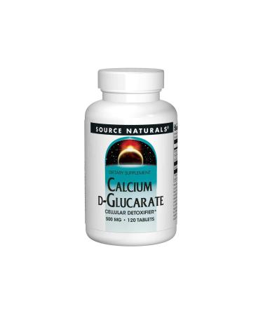 Source Naturals Calcium D-Glucarate 500 mg 120 Tablets