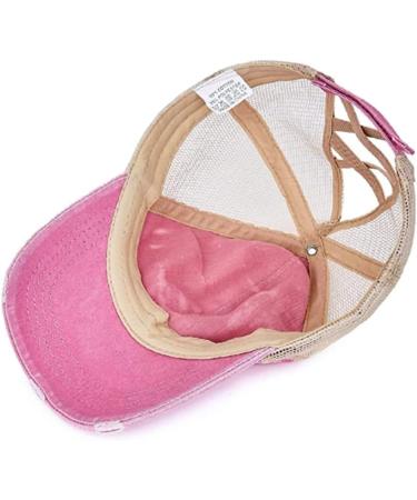 Buy Itoda Girls Baseball Cap - Adjustable Ponytail Mesh Hat for Summer Sun Protection XS-S - Outdoor Beach Essential - Buy Online on GoSupps.com