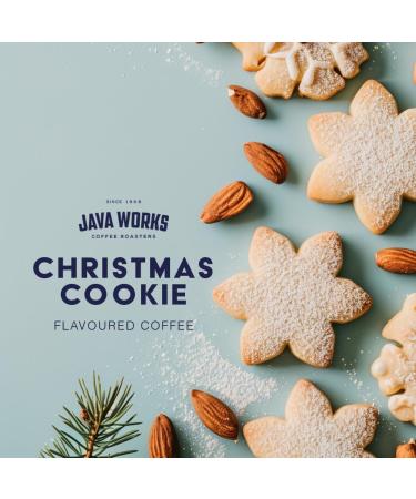 Java Works Coffee - Christmas Cookie Flavoured Coffee 340 Grams Christmas cookie 340 g (Pack of 1) - Buy Online on GoSupps.com