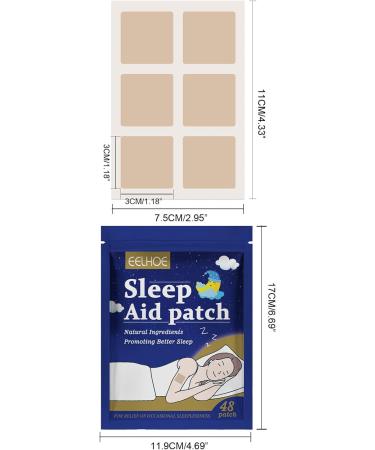 Natural Sleep Aid Patches - Fall Asleep Faster | 48 Sleep Patches for All Ages - Relieve Muscle Tension & Fatigue - Buy Online on GoSupps.com