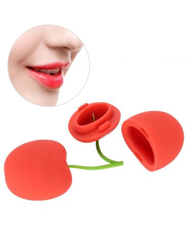 Lip Plumper Enhancer, ANGGREK Women Portable Cherry-Shaped Full Lip Plumper Enhancer Lip Enhancement Device Beauty Tool Self Suction Plumping Lips