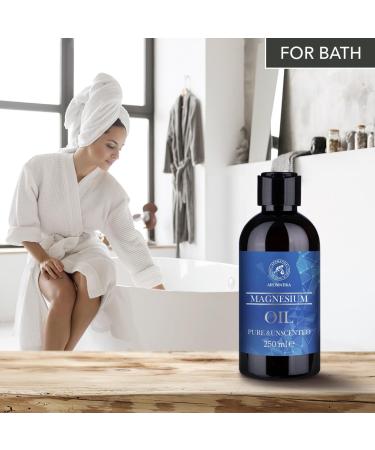 Magnesium Oil 250ml - Pure Body & Massage Oil | Natural Skin Care & Relaxation | Perfect for Sports - Buy Online on GoSupps.com
