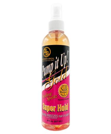 Bronner Bros Pump It Up Spritz Gold 80% (Pack of 3)