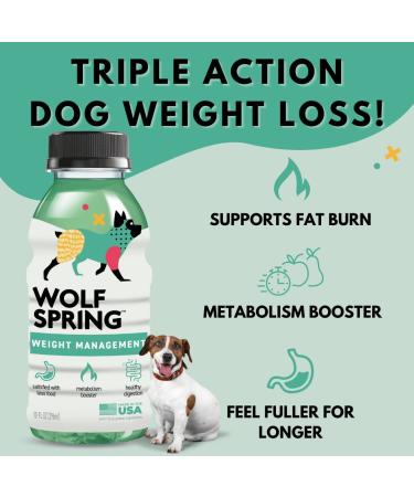 Natural Weight Loss & Joint Support Dog Vitamin Supplement - Wolf Spring 10 oz 12 Pack - Buy Online on GoSupps.com