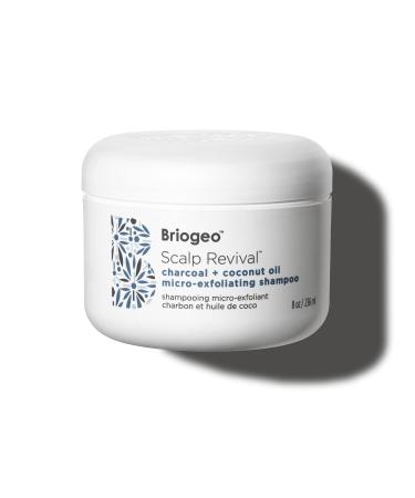 Briogeo Scalp Revival Charcoal + Coconut Oil Micro-Exfoliating Shampoo | Scalp Scrub Treatment to Soothe a Dry, Flaky, Itchy Scalp | Vegan, Phalate & Paraben-Free | 8 Ounces 8 Ounce (Pack of 1)