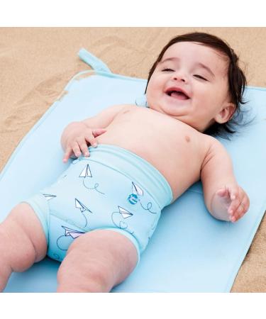 Splash About Baby & Toddler Happy Nappy Reusable Swim Nappy - Paper Planes - Size 12-24 Months - Buy Online on GoSupps.com