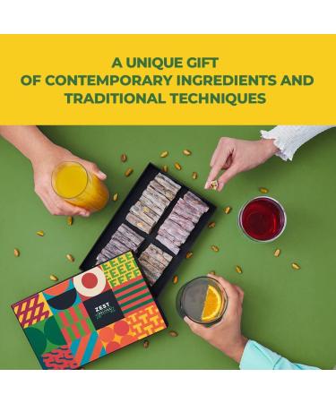 Zest Delites Turkish Delight Candy Gift with Pistachio Nuts Luxury Vegan Gift Box 250 gr Sweet Soft Candy Assorted Flavors Gourmet Gift Basket Turkish Lokum - Buy Online on GoSupps.com
