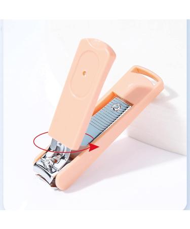 SVAASA Nail Clippers Splash-Proof Nail Clippers Stainless Steel Nail Clipper Single Large Oblique Mouth Cover Decoration Nail Clippers Household - Buy Online on GoSupps.com