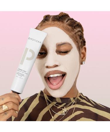 Pore Vac by ZitSticka: Acid-Rich Clay Mask for Pore Vacuuming & Smoothing Texture | Derm-Backed | 100ml | Perfect Mother's Day Gift - Buy Online on GoSupps.com