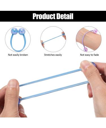 12-Piece Set of Double-Bead Bubble Hair Rope Fruit-Colored Hair Rope Colorful Ball Hair Rope Acrylic Ball Hair Rope Decorative Hair Accessories Suitable for Women and Girls (Four Colors) - Buy Online on GoSupps.com