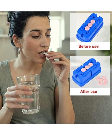 Abnaok Pill Cutter - Split and Quarter Multiple Big/Small Pills with Ease - Buy Online on GoSupps.com